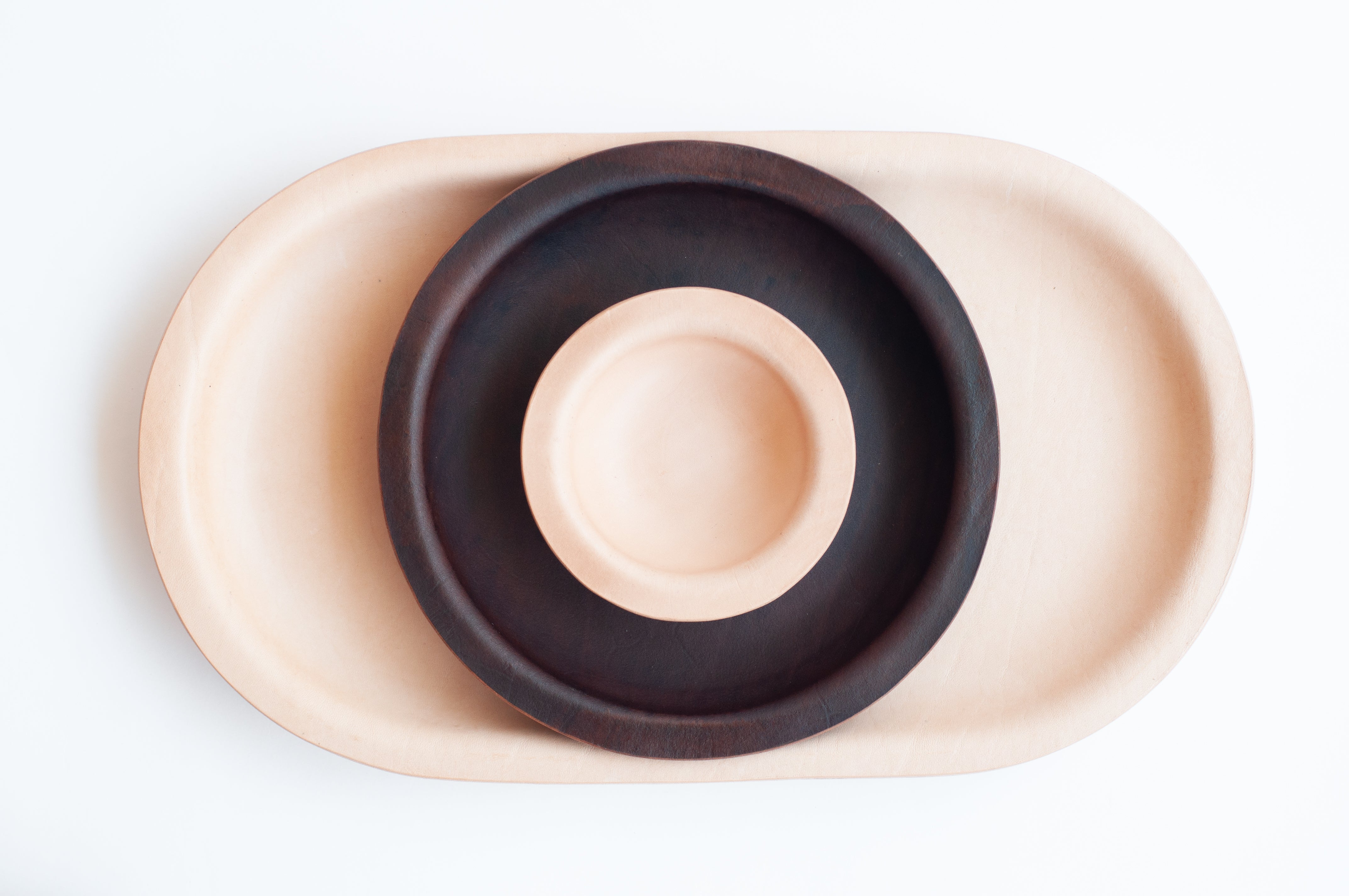 Luvaton Studio Leather tray