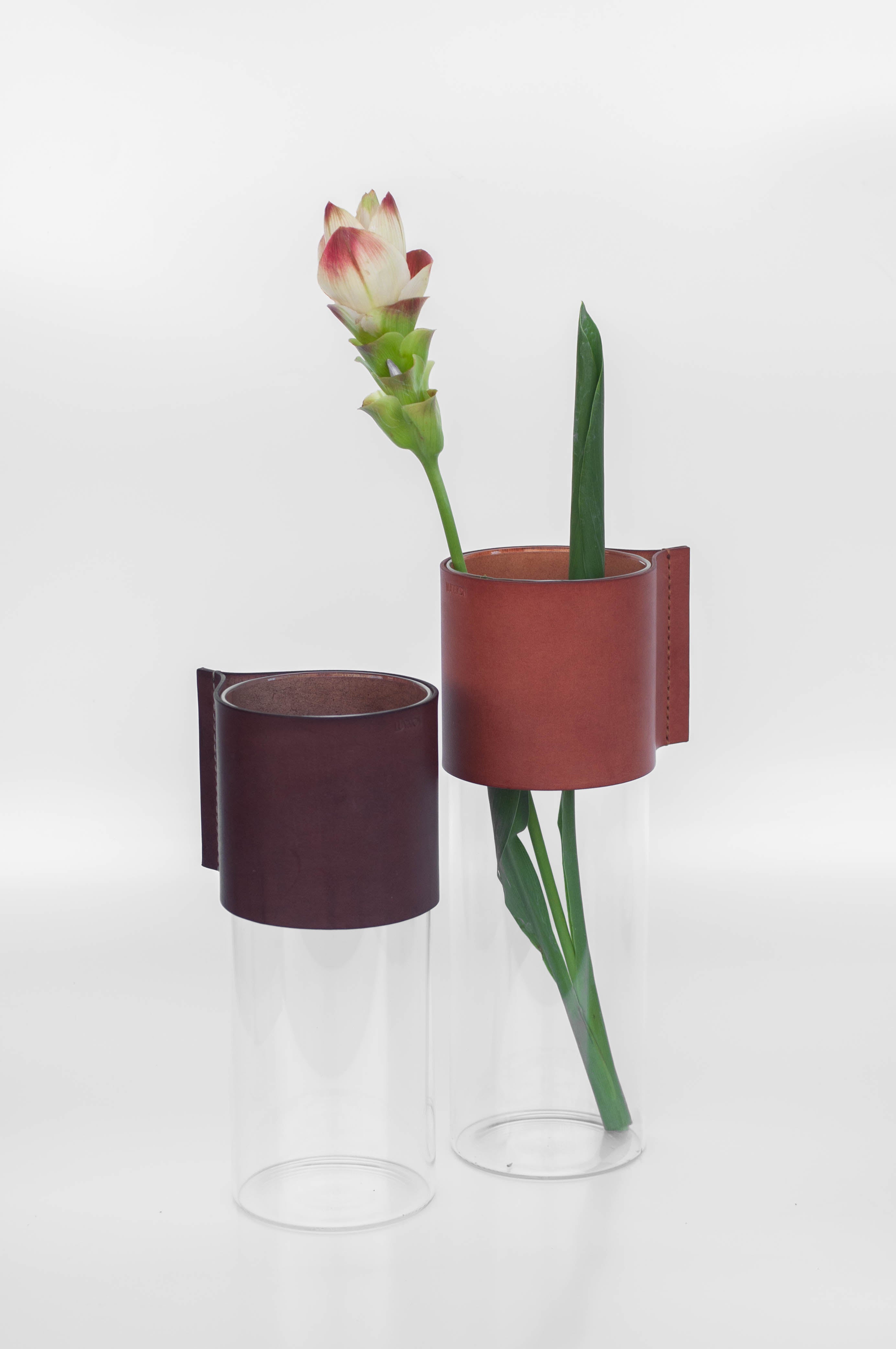 STRAP Glass vase / Wide