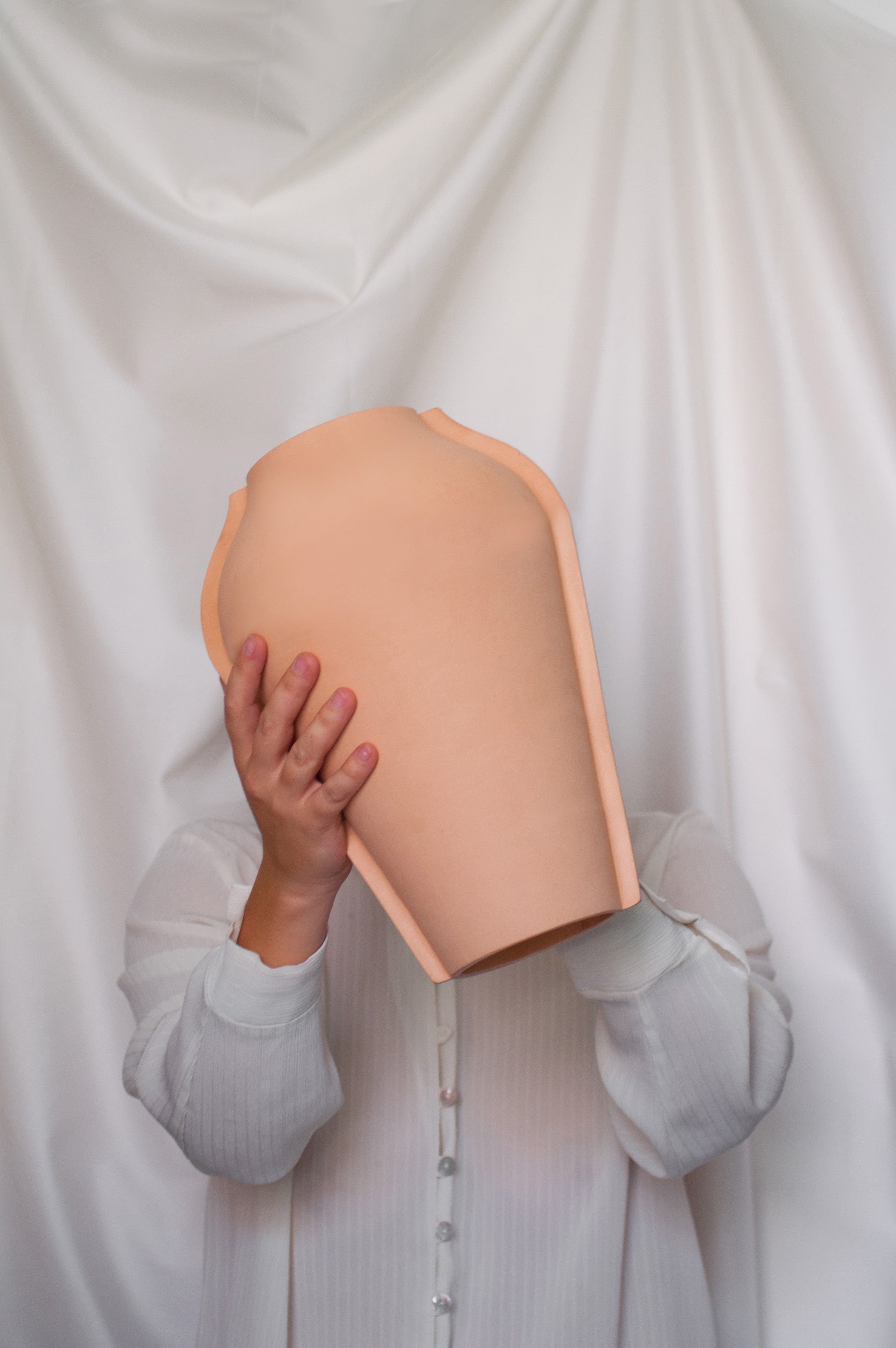 Talia Luvaton leather vases