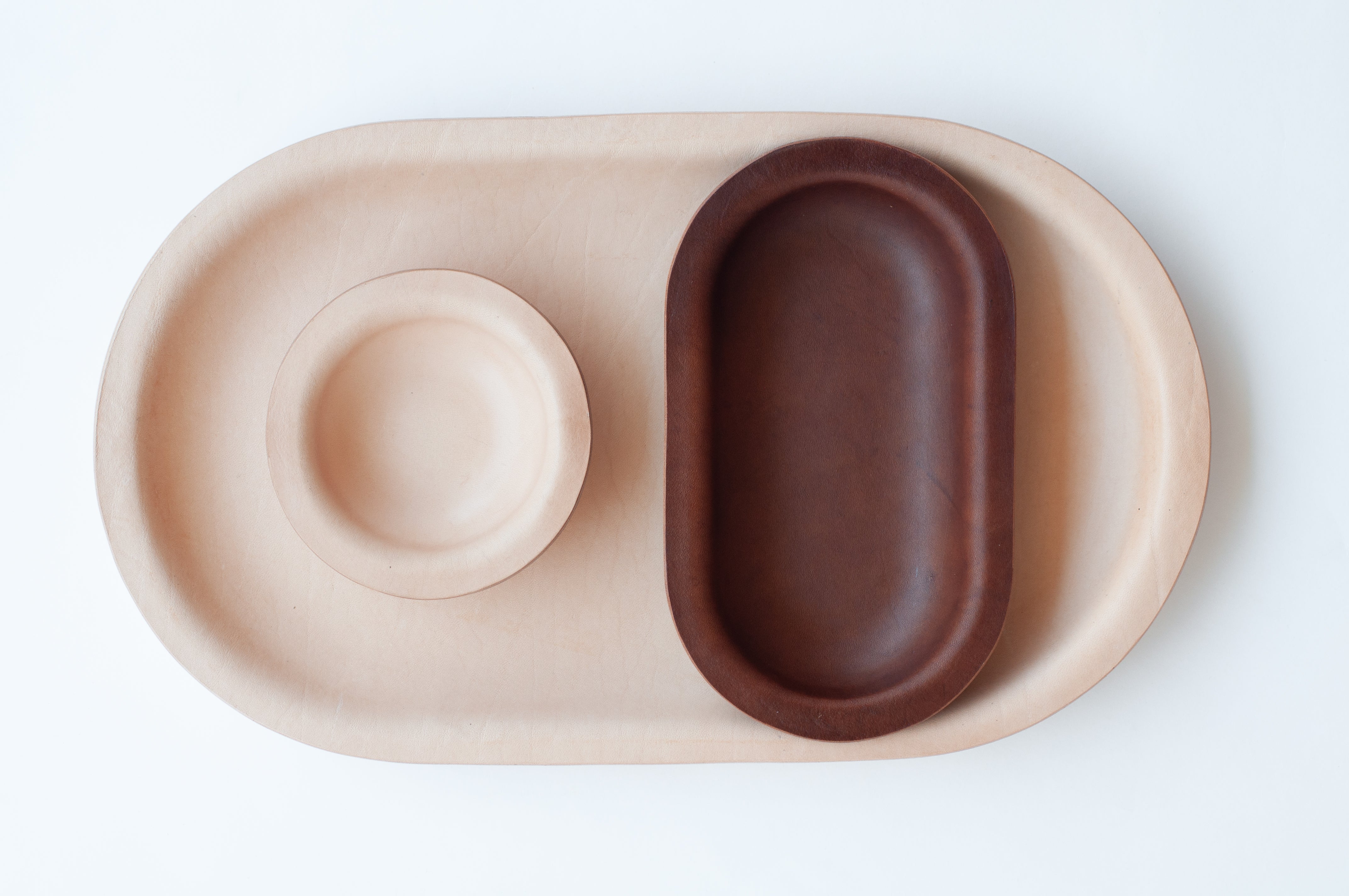 Luvaton Studio Leather tray