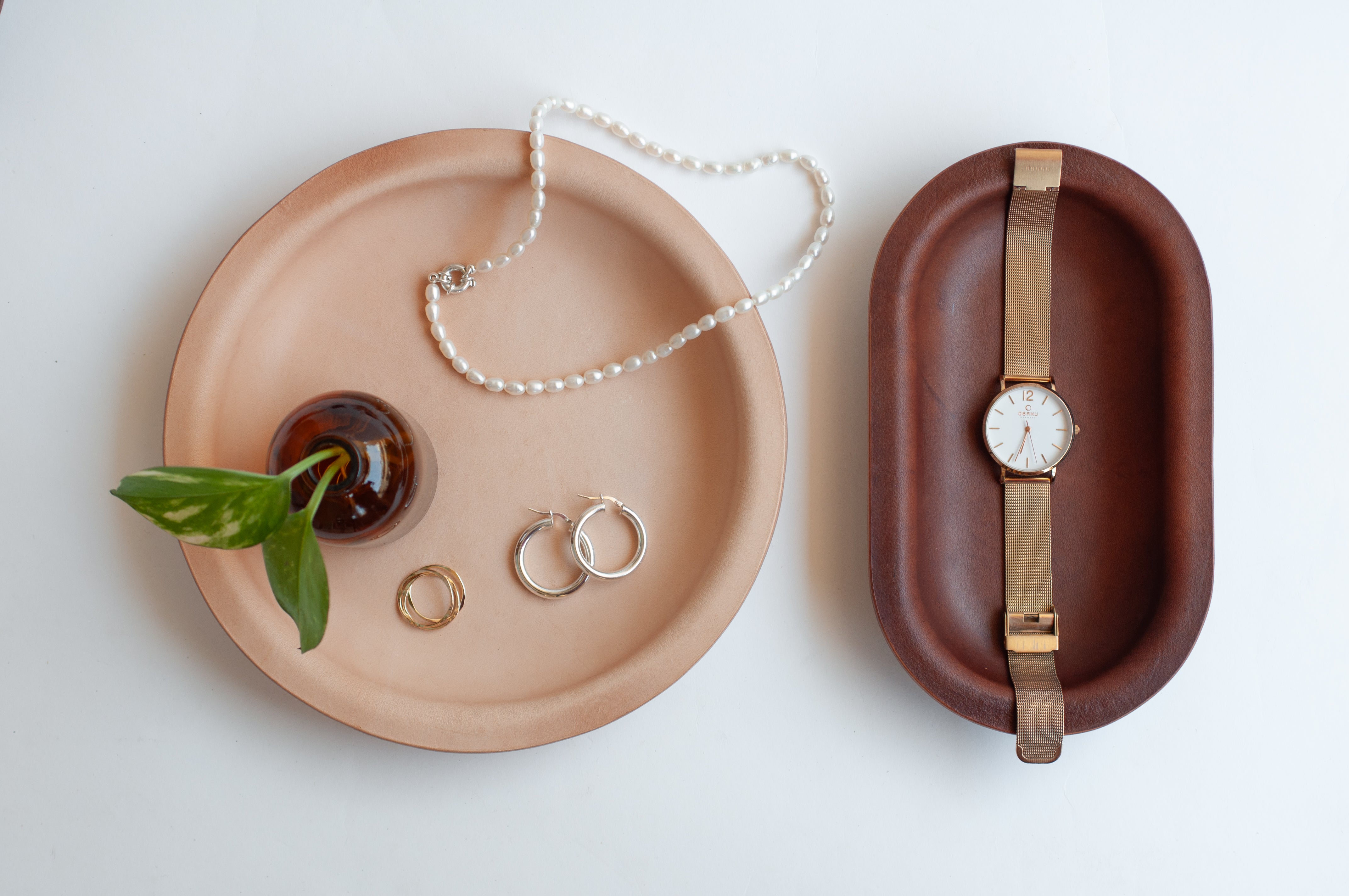 Luvaton Studio Leather tray